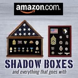 Get your Military Shadow Box from Amazon