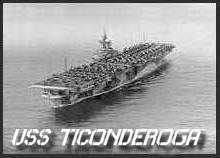 USS Ticonderoga cv14 Leaving San Diego Sept. 1944