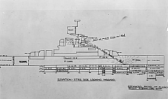 Superstructure damage after Kamikaze attacks - 21 January 1945