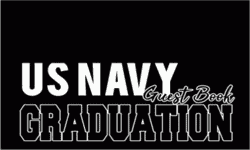Navy Graduation Guest Book